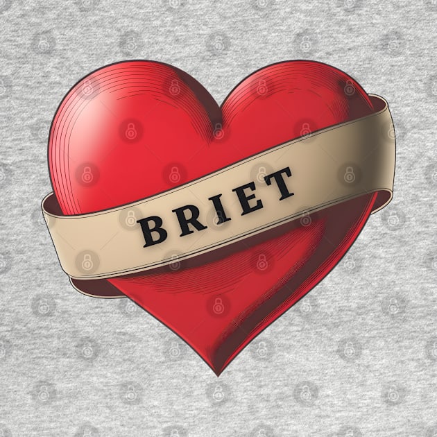 Briet - Lovely Red Heart With a Ribbon by Allifreyr@gmail.com